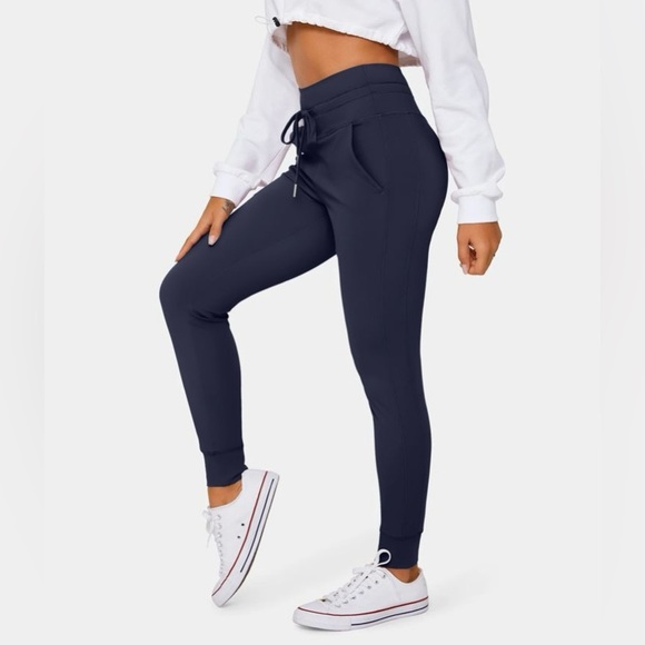HALARA Pants - Halara High Waisted Drawstring Side Pocket Plain Cool Touch Jogger-UPF50+ NEW!🏃